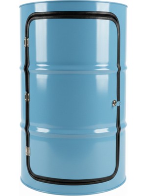 Greenmall Metal Varil Dolap Mavi