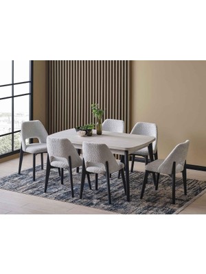 Dekorazi Enzo Yemek Masası Takımı