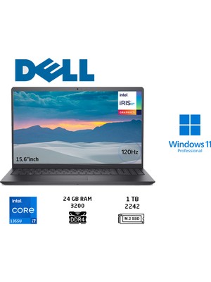 Dell Vostro 3530 I7-1355U 24GB 1tb SSD 15.6"120hz Laptop WINDOWS11 Pro N1601PVNB3530U