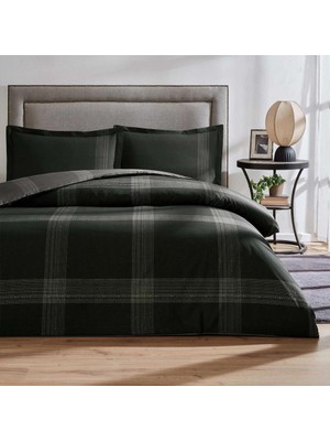 Özdilek Çift Kişilik Ranforce Nevresim Takımı Melange Siyah