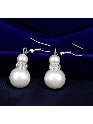 Shiklik Taşlı Inci Kadın Küpe