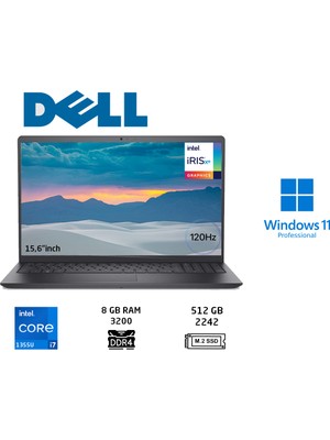 Dell Vostro 3530 I7-1355U 8gb 512GB SSD 15.6"120hz Laptop WINDOWS11 Pro N1601PVNB3530U