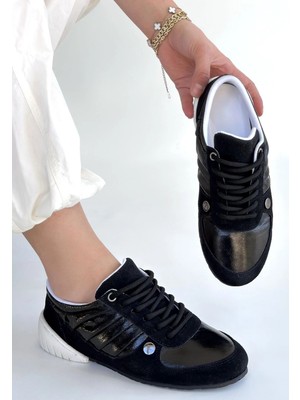 Üreticiniz Jawen Siyah Nubuk Spor Ayakkabı 481348