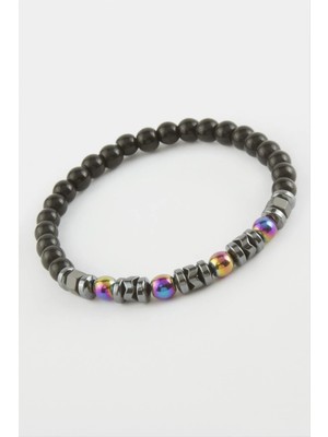 SiHako Hematit & Onix Doğaltaş Bileklik