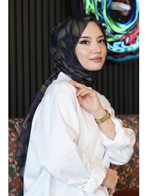 Afvente Tüy Desen Mor Soft Pamuk Şal