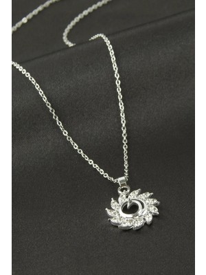 SiHako Kuğuzirkon Taşlı Kolye