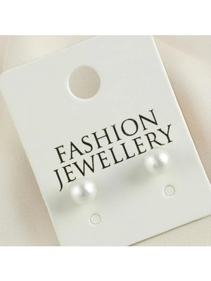 SiHako Top Incili Küpe 6 mm