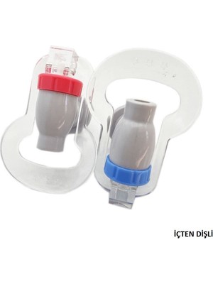 Süppürge Spring Ile Uyumlu Water Su Sebili Musluğu Sıcak Soğuk Mavi Kırmızı Ithal Kısa Ölçülere Dikkat Ediniz