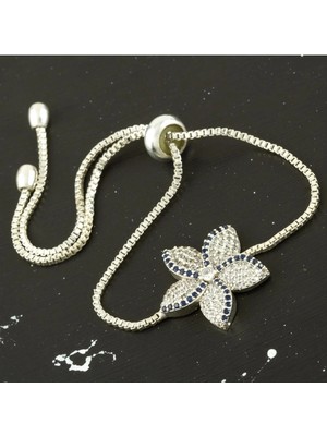 SiHako Papatya Zirkon Taşlı Asansörlü Bileklik