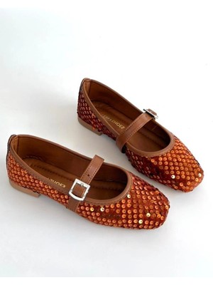 Üreticiniz Moden Taba Süet Babet Ayakkabı 481348