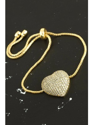 SiHako Kalp Zirkon Taşlı Asansörlü Bileklik