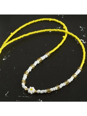 SiHako Papatya Kum Boncuk Kolye