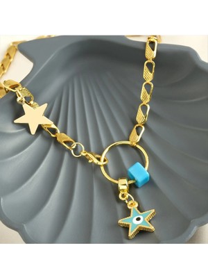 SiHako Yıldız Boncuk Lüx Kolye