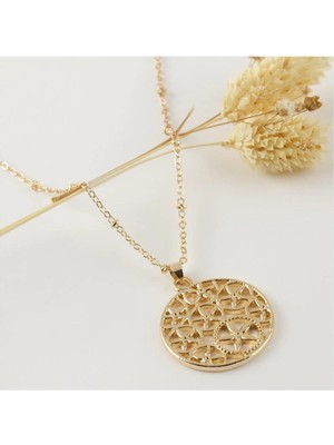 SiHako Çiçek Figürlü Lüks Kolye