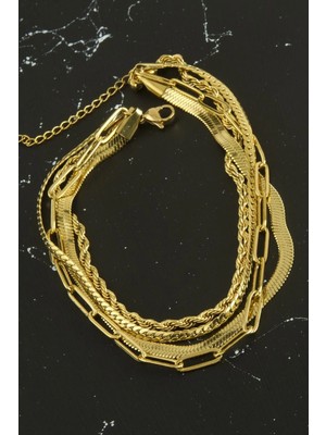 SiHako Burgulu Italyan Lüks Çelik Halhal