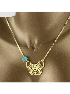 SiHako Köpek Figürlü Uzun Kolye