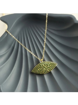 SiHako Oval Zirkon Taşlı Yeni Sezon Kolye