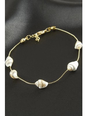 SiHako Deniz Kabuğu Zincir Bileklik