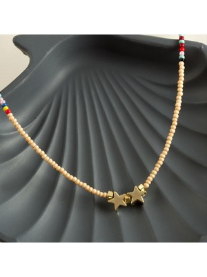 SiHako Yıldız Kum Boncuk Kolye