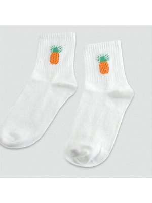 SiHako Ananas Kolej Çorap 8*28