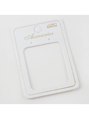 SiHako Pencereli Lüx Küpe Kartı 100 Adet