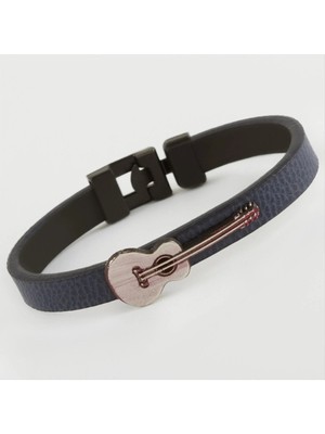 SiHako Gitar Kaliteli Suni Deri Bileklik