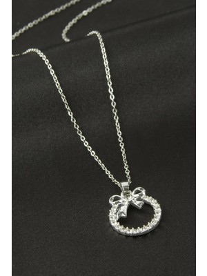 SiHako Fiyong Zirkon Taşlı Kolye