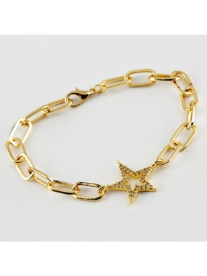 SiHako Yıldız Figürlü Zirkon Taşlı Bileklik