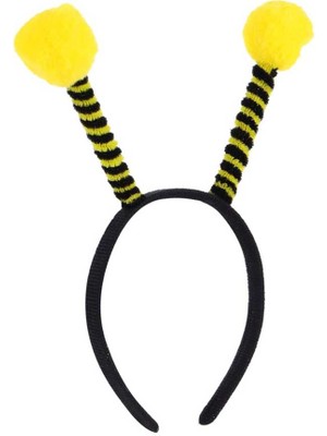 DS LLC Gösteriler Için Sarı Ponponlu Mega Arı Taç Arı Maya Tacı 25X11 cm Iegtgrs-34