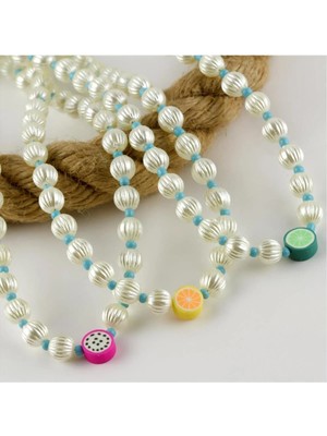 SiHako Meyve Figürlü Inci Kolye