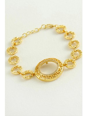 SiHako Altın Koyulabilir Taşlı Bileklik