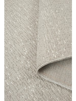 Kupon Halı Gri Sisal Yolluk - Pamuk Tabanlı Kaymaz Tozumaz Makinede Yıkanabilir Mutfak Salon Halısı