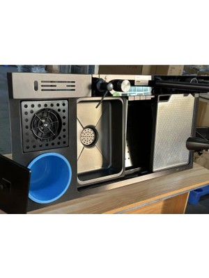 Gürtuz Dijital Ultrasonik Akıllı Evye – Ev ve Işyeri Kullanımı, Bıçak Tutucu Özellikli