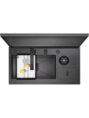 Gürtuz Ultrasonik Akıllı Evye Uzaktan Kumandalı Kapaklı Orta Boy