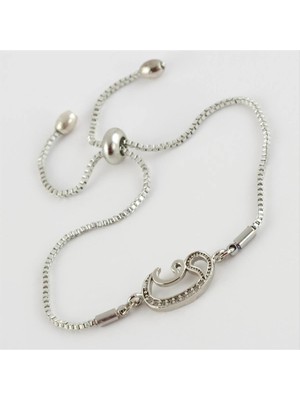 SiHako Kuş Figürlü Zirkon Taşlı Asansörlü Bileklik