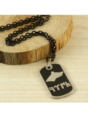 SiHako Kurt Metal Erkek Kolye