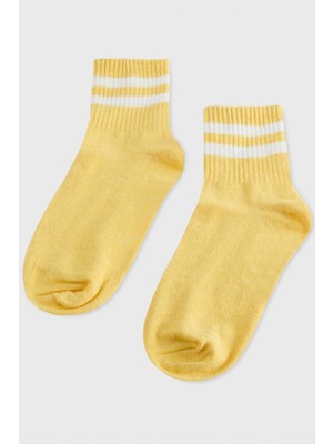 SiHako Çizgili Kolej Çorap 8*28