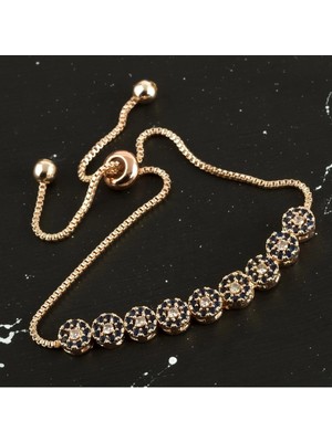 SiHako Zirkon Taşlı Lüx Asansörlü Bileklik