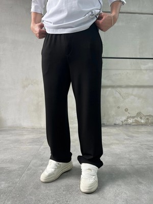 Difransel Jeans Erkek Modal Kumaş Baggy Kalıp Bol Paça Eşofman