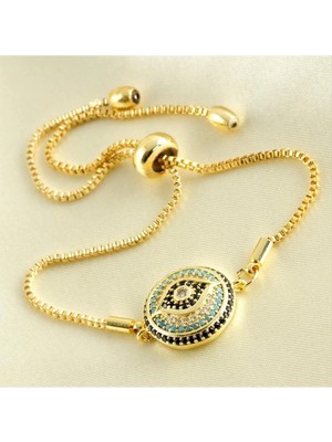 SiHako Göz Zirkon Taşlı Asansörlü Bileklik