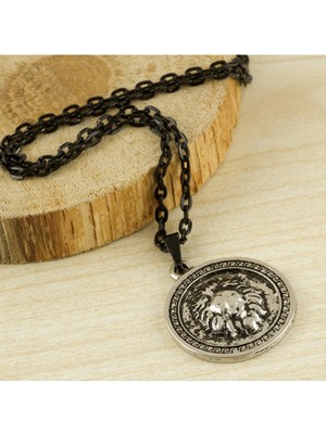 SiHako Aslan Metal Erkek Kolye