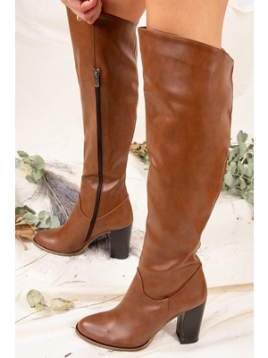 Fox Shoes Taba Kadın Çizme A654018009