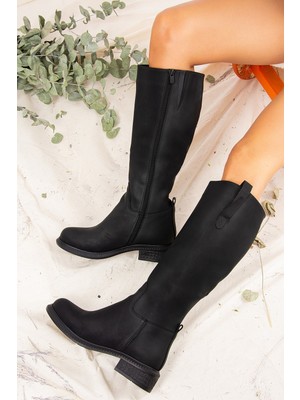 Fox Shoes Siyah Kadın Çizme J674272109