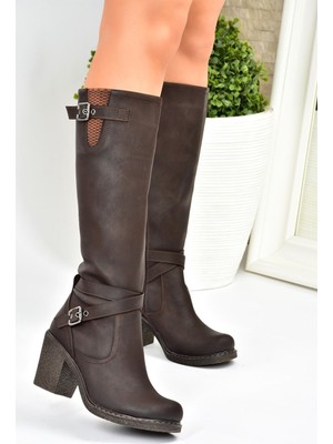 Fox Shoes Kahverengi Kadın Çizme C674250109