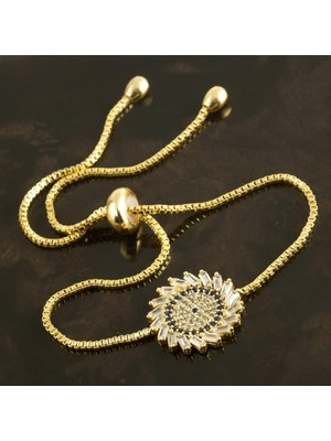 SiHako Nazar Zirkon Taşlı Asansörlü Bileklik