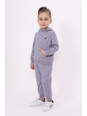 Toontoy Erkek Çocuk Relax Fit Kapüşonlu Cepli Hafif Düşük Omuz Baskılı Sweatshirt - 2 Iplik