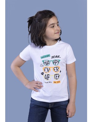 Toontoy Erkek Çocuk Baskılı Bisiklet Yaka Kısa Kollu Tişört