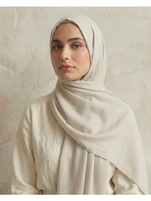 Moodşal Taş - Ekru Rengi Rami Şal