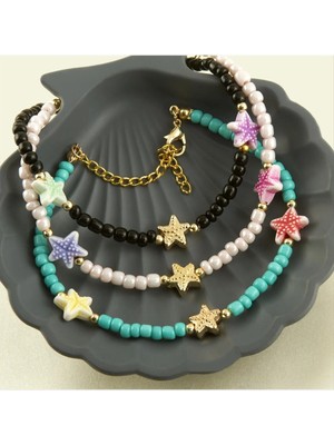 SiHako Deniz Yıldızı Yeni Sezon Boncuk Halhal