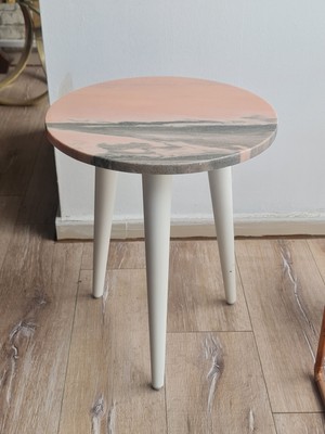 Marbleart Mermer Yan Sehpa